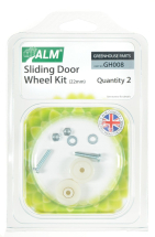 Greenhouse Sliding Door Wheel Kit 22mm